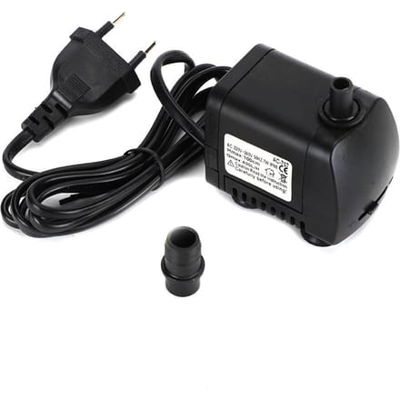 Dompelpomp Hydroponics Hoge Temperatuurbestendigheid Magnetisch Stil voor Fontein Vistentank 7W black
