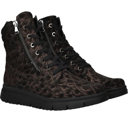 Waldlaufer Pina Veterboots - Dames - Bruin - Maat:41
