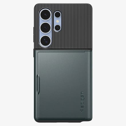 Spigen Slim Armor CS Backcover geschikt voor Samsung Galaxy S25 Ultra - Abyss Green