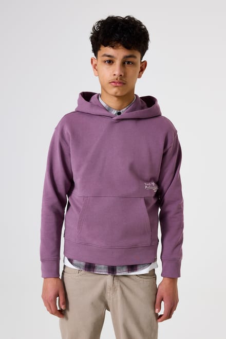 GARCIA Jongens Print Sweater Paars Lange mouw