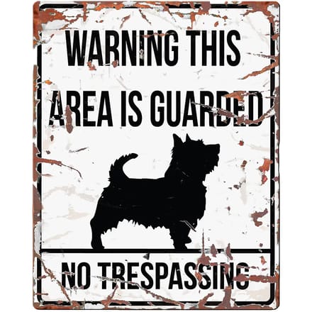Verkeersbord D&D Home Square terrier gb