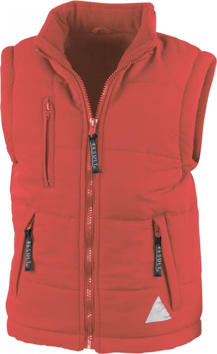 Result Junior Ultra Padded Bodywarmer RT88J - Red - M (7-8)