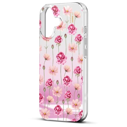 iDeal of Sweden Mirror Case geschikt voor Apple iPhone 17 - Rose Blush Floral