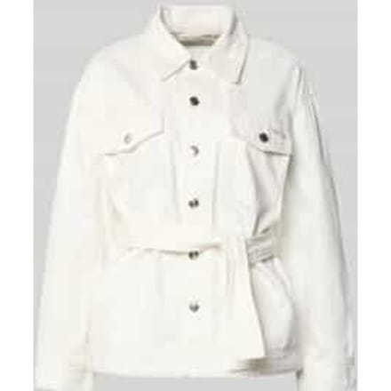 Regular fit jeansjack met afneembaar tailleband