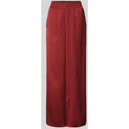 Wide leg stoffen broek met elastische band, model 'CEILING'