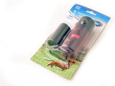 Poepzakjes Dispenser Lamp Incl. Zakjes 2x20st