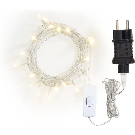 VBS LED snoer lampjes met schakelaar, 20 LED's