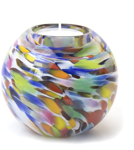 Loranto - Mini Urn Waxinelichthouder - Glas urn - Kleine Crematie Urn