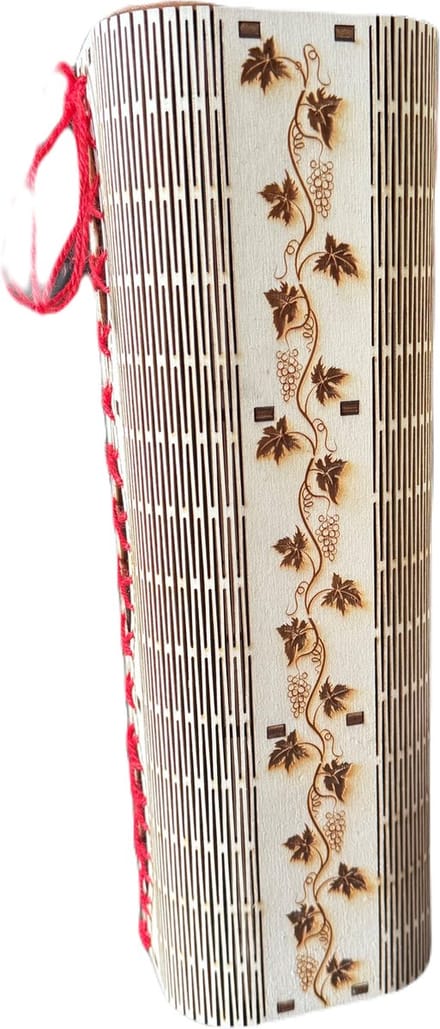 Houten wijnkist 33 cm x 10.5 cm