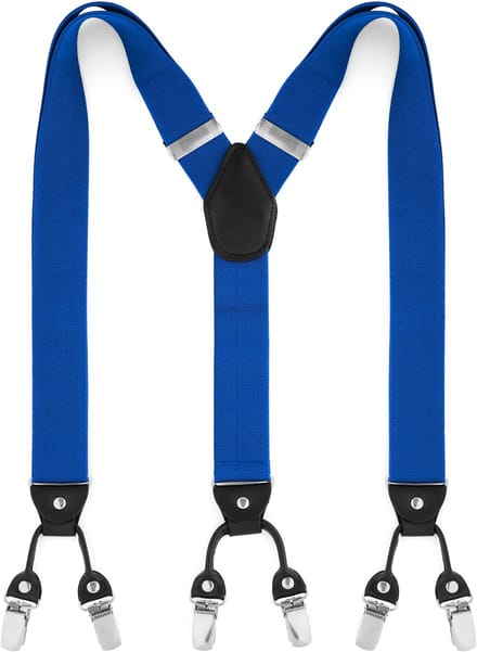 Brede Blauwe Clipbretels