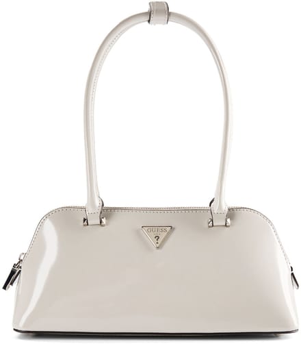 GUESS schoudertas Arnela Shoulder Satchel Bag Light Taupe crème