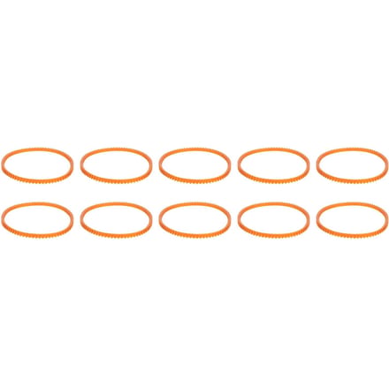 10pcs Courroie de Moteur de Machine à Coudre Remplacement Professionnel Courroie de Moteur en Plastique Flexible et Durable pour orange