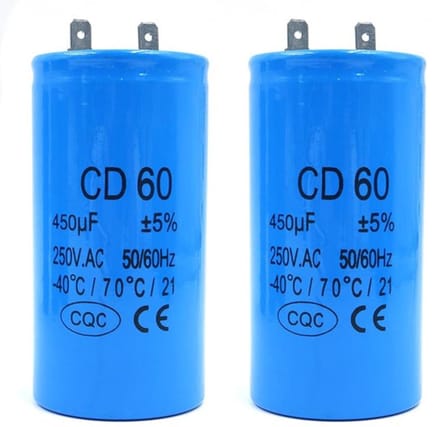 Dailygoody - Motor Start Capacitor - 450Uf Capacitor voor Wasmachines