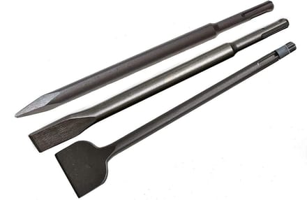 SDS Plus Beitelset 3-delig 250 mm voor Beton en Metselwerk