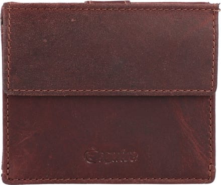 Esquire Oslo creditcard etui RFID leer 10 cm - 6 Sleuven - braun