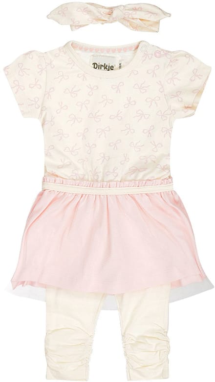 Dirkje Meisjes Kledingset - Soft pink