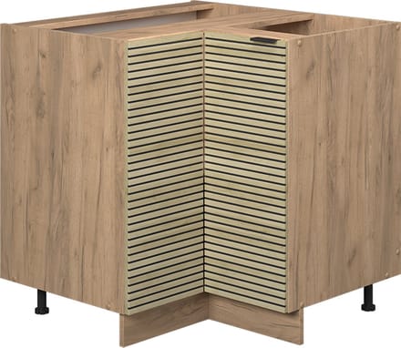 Vicco Fame-Line Hoekonderkasten – 80.5 cm, WB Eik Eiken paneel