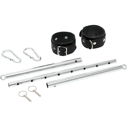 Rimba - BDSM Spreader Bar - Spreidstang Met Boeien - Verstelbaar 55-85 cm