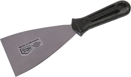 Plamuurmes RVS - maat 8 cm