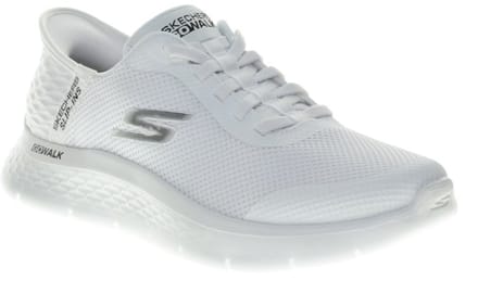 Skechers GO WALK FLEX - HANDS UP Heren Instappers - Wit