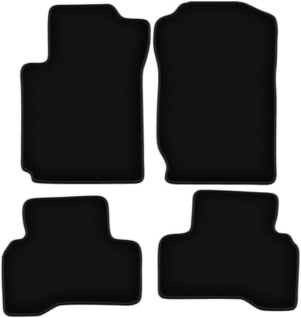BASIC zwarte veloursmatten voor: Suzuki Grand Vitara II 3-deurs (2005-2014)