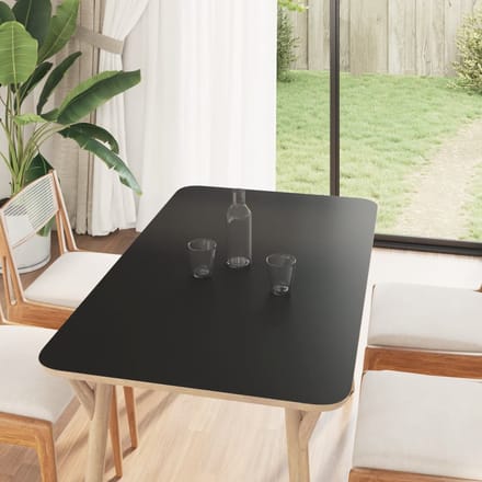 vidaXL - Meubelsticker - Zelfklevend - Mat - Zwart - 90x500 - cm - PVC