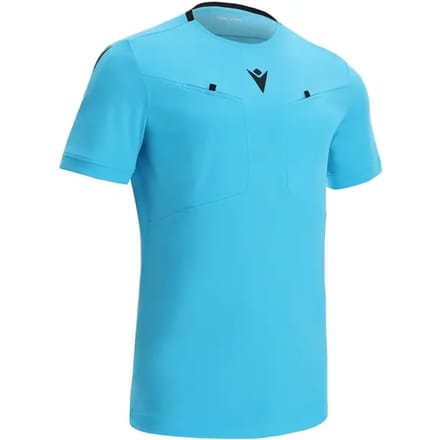 Macron Frisk Scheidsrechtersshirt Korte Mouw Heren - Neon Sky | Maat: M