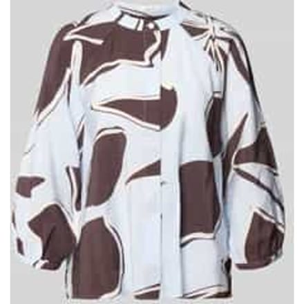 Blouse met ronde hals model 'Faloom'