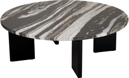 J-Line salontafel Mathilder Marmer - steen - zwart/grijsgroen