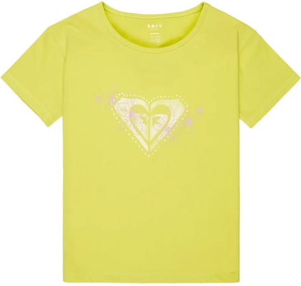 Roxy Lilyregular Night T-shirt Met Korte Mouwen Groen,Geel 14 Years Meisje