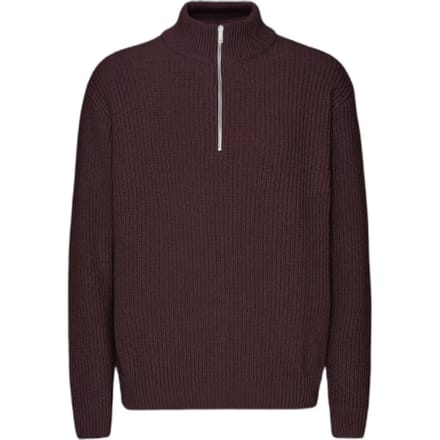 Pull met 1/4 rits Colorful Standard Merino
