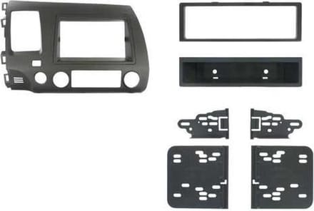 2-DIN FRAME HONDA Civic Hybrid 2009 --> Kleur: Gun Met