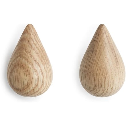 Normann Copenhagen Dropit - Kapstok - Hout - Set 2 stuks