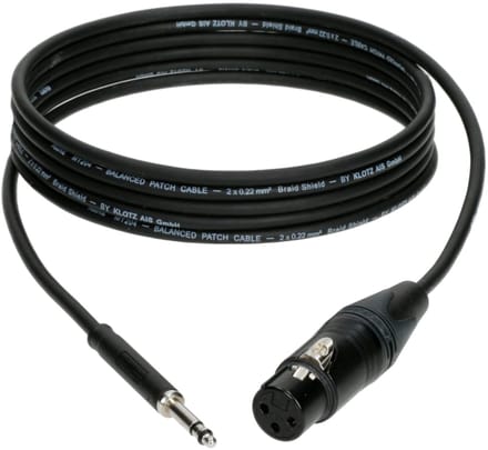 Klotz M4TF1-0300 Patchkabel 3 m - Stereo patch kabel