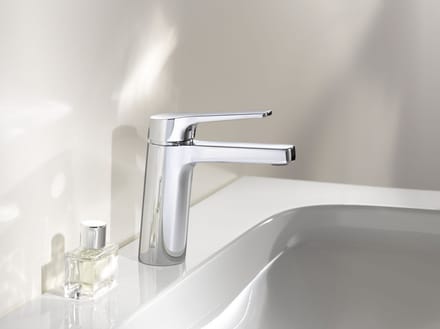 KEUCO wastafelmengkraan, 13.8cm, design kraan, verzonken afvoer, Elegance