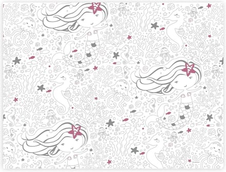 8 Placemats Be a Mermaid 30x40cm