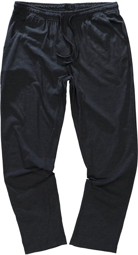 JP 1880 - Heren - Pyjamabroek loungewear lang model elastische tailleband - Antraciet - Maat XL