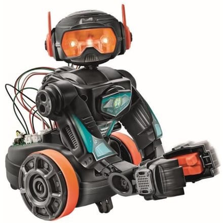 Clementoni - Robot Évolution 2.0 a assembler et programmer - 4 modes de jeu - Fabriqué en Italie