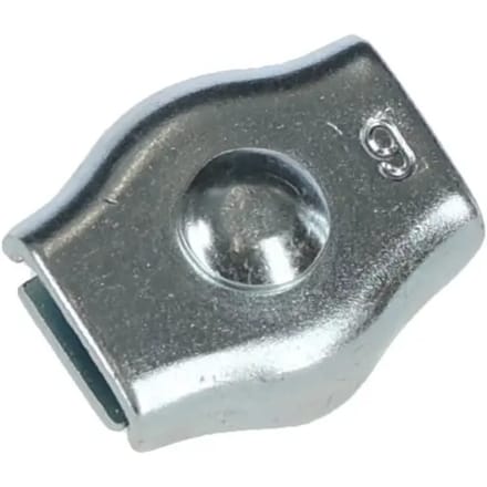 Eenvoudige connector voor gegalvaniseerde kabel Kerbl (x10)