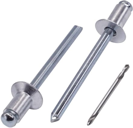 Aluminium Blindklinknagels 4,8 x 8 mm, Stalen Mandrel, 70 stuks