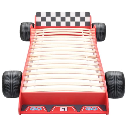 Vidaxl Kinderbed in Vorm van een Auto, 90X200 Cm, Rood