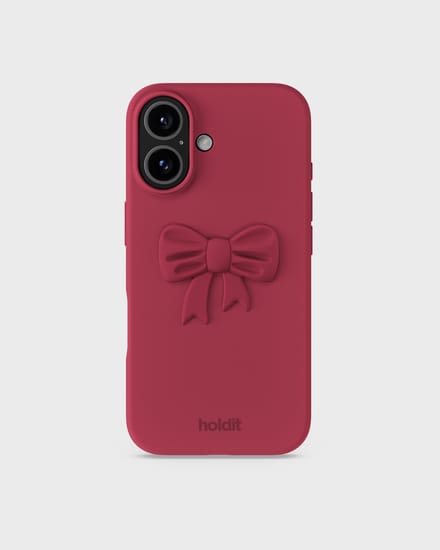 Holdit Silicone Sticker Bow - Red Velvet