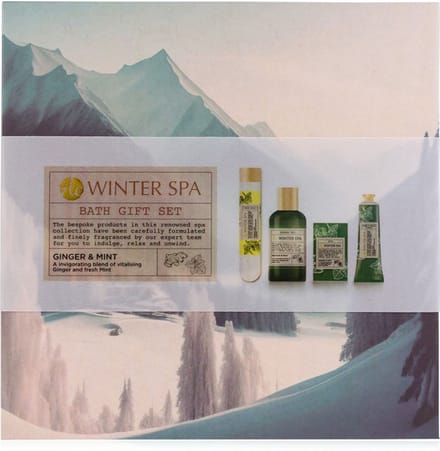 Accentra - winter spa - badset - douche - gember - munt - cadeauset