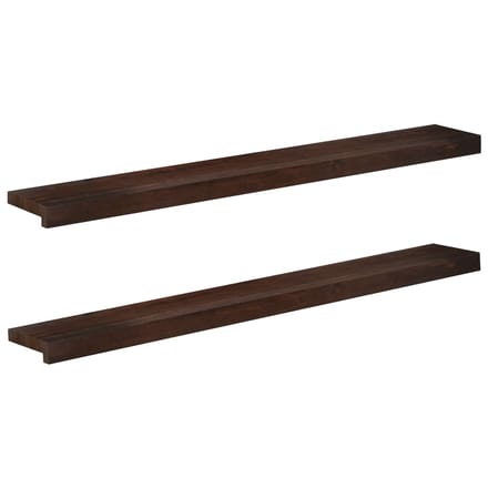 vidaXL - Raamprofielen - 2 - st - Donkerbruin - 120 - x - 15 - x - 2 - cm