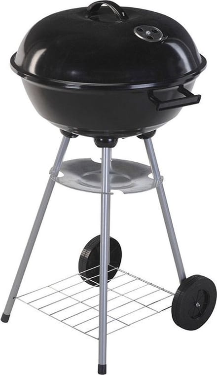 ProGarden Kogelbarbecue op wielen 46 cm zwart