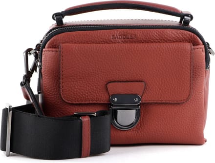 SADDLER Leren Schoudertas Handtas Neptune Dusty Rust Bruine