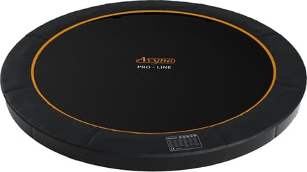 Avyna FlatLevel Trampoline Ø430 cm – Zwart – Rond – Premium Ingraafmodel