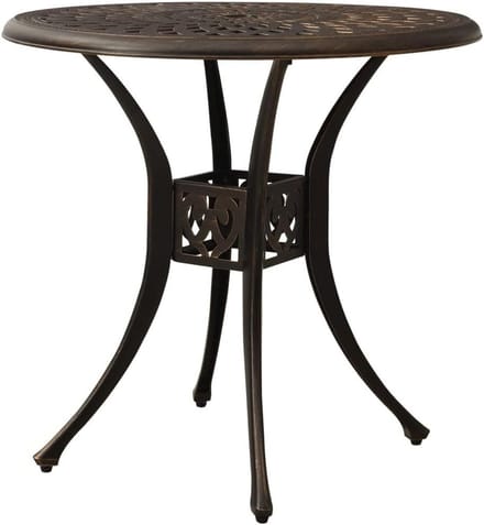 Garden table Bronze 78x78x72 cm cast aluminum, jiangboyue-315582