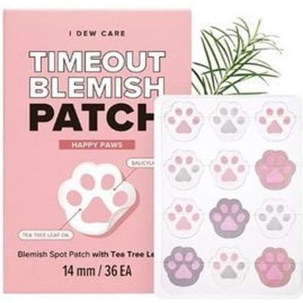 I Dew Care, Time Out Blemish Patch, Happy Four, 36 Patch