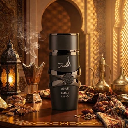 Lattafa Asad Elixir - Eau de parfum voor heren met kruidige geurnoten - 100 ml - met gratis refiller